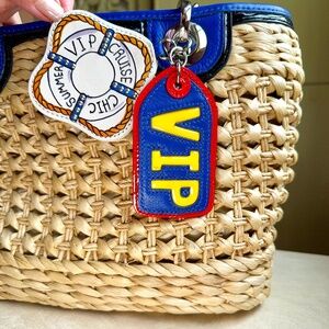 Brighton VIP Chic Cruise Charm Handbag. EUC.